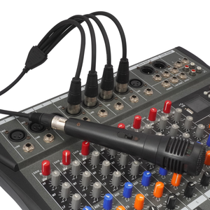 Cable de Audio Divisor en Y <span class=keywords><strong>XLR</strong></span> de 3 Pines, 2 Pies, 1 Hembra a 4 Machos, Cable de Conexión Paralela de 4 Vías, 1 Entrada <span class=keywords><strong>XLR</strong></span> Individual a Cuatro Salidas - Product Image 6