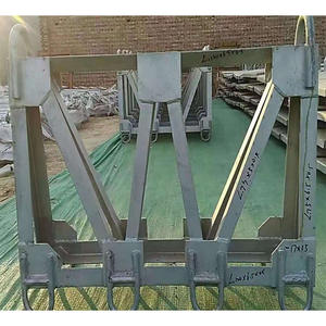 Cadres d'ancrage au sol temporaires à deux, quatre et six lignes pour les pièces de transmission d'énergie ; Cadres d'ancrage pour la pose de câbles de soutien - Product Image 2