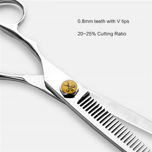 Tijeras de Peluquería Gaxon para Zurdos, Acero Inoxidable 440C, Cabeza Recta, Uso Profesional para Corte de Cabello y Belleza - Product Image 5