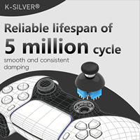 Joystick Magnético TMR de Repuesto con Tensión Ajustable K-Silver, Módulo de Reparación Anti-deriva para PS4, PS5, Xbox One X/S