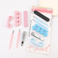 Kit de soin des ongles des pieds professionnel portable 6-en-1, nouveau kit de manucure et pédicure pour usage domestique et en salon
