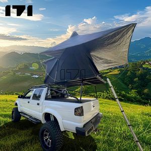 Tente de toit pour voiture <span class=keywords><strong>camping</strong></span> toit pour 4 personnes suv hard top <span class=keywords><strong>parking</strong></span> extérieur pick up pop rack 2-3 personnes 270 - Product Image 3