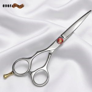 Lefty 5.5 Inch Stainless Steel Sharp Barber Scissors with <b>Mirror</b> Polish Premium Tools - Product Image 1