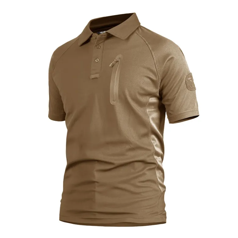 T-Shirts tactiques personnalisés de haute qualité Polo pour hommes, T-shirts d'été à manches courtes pour hommes, chemises de pêche de Golf à séchage rapide