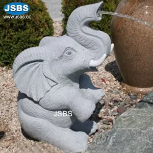 Садовый каменный фонтан со слоном для продажи