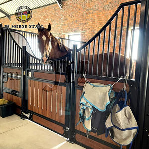 कस्टमाइज्ड हॉर्स स्टाल फ्रंट पैनल को स्थापित करना आसान है जिसमें पंखा दरवाजे के साथ घोड़े स्थिर फ्रंट पैनल - Product Image 5
