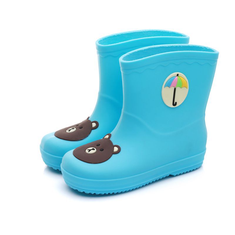 2021 Rain Boots Kids Boy Girls Rain Boots PVC Water Shoes Children Cartoon Shoes Waterproof Rainboots