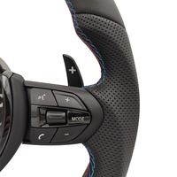 Avec insert noir Fond plat Volant M Sport Volant Volant pour BMW F10 F20 F22 F30 F31 M3 F80 F82 M5 F90 E70 E71 E90 E92