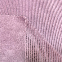Tela de Terciopelo Elástica con 95% Poliéster y 5% Spandex, Súper Suave, Tipo Velour, para Prendas de Vestir