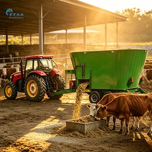 Carro Miscelatore TMR Trainato con Gola di Scarico Regolabile per Uso Agricolo - Product Image 1