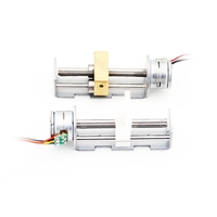 Moteur pas à pas linéaire miniature QQ NEMA 6 SM1591 15BY 6V DC, micro-actuateur linéaire avec curseur en plastique et course de 30/40 mm