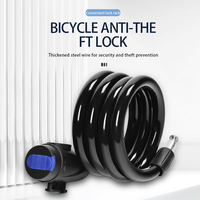 Cadenas à combinaison portable en acier durable, antivol, étanche avec revêtement en PVC pour vélo, vélo électrique, moto