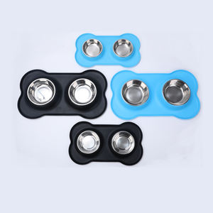 Atacado A Indústria Baixo Preço Portátil Silicone Duplo <span class=keywords><strong>Pet</strong></span> <span class=keywords><strong>Bowl</strong></span> - Product Image 6