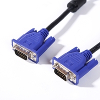 Usine Offre Spéciale 4 5 hd 1080p 1.5m câble vga en cuivre projecteur mâle à mâle 15 broches ordinateur HDTV VGA 4 + 5 câble