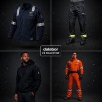 Chemise de travail pour hommes à triple couture NFPA2112, résistante aux flammes, bleu marine, vêtements de travail pour hommes, très vendue
