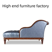 Meubles de salon en bois massif français de haute qualité chaise Lohan chaise longue chaise Villa hôtel peut être personnalisé