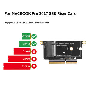 TISHRIC NVMe M.2 zu 2013-2017 MacBook Air Pro Adapter Lange Version M-KEY PCI-E Protokoll (nur) - Product Image 6