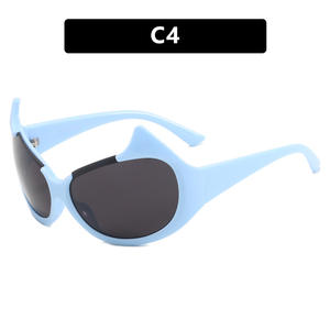 แว่นกันแดดแฟชั่นหลากสีเฉดสี<span class=keywords><strong>2022</strong></span> gafas de SOL gafas de SOL Para mujer แว่นกันแดดเอเลี่ยน - Product Image 6