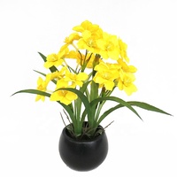 Bunga Narcissus Kuning Buatan Tinggi 32cm untuk Dekorasi Rumah dan Kafe