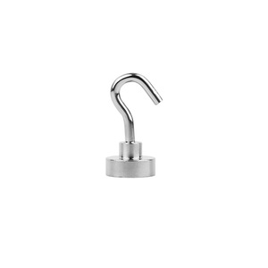 Magnetic <b>Hooks</b> Wall Mounted Strong <b>Adhesive</b> Round Punch Free For Kitchen Storage - Product Image 4