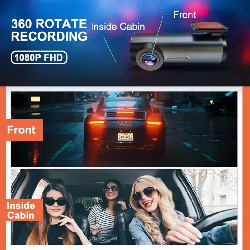 360 Degree Dashcam 1080p