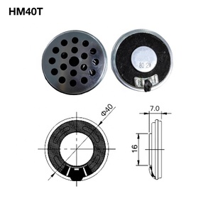 Mifosound 40mm 8ohm 2W âm thanh lớn bằng giọng nói liên lạc Mũ bảo hiểm loa với kim loại bảo vệ Bìa - Product Image 4