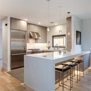 Armoire de <span class=keywords><strong>cuisine</strong></span> plate modèle Mobilier fonctionnel moderne Style contemporain avec charnière Accessoires <span class=keywords><strong>Cuisine</strong></span> ouverte de luxe Design - Product Image 4