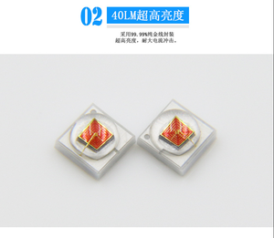 1W 3W 3535ข้อมูลจำเพาะชิป SMD LED ไดโอด730nm 660nm 620nm สีแดงสำหรับเครื่องซักผ้าผนังและไฟเตือน - Product Image 2