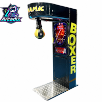 Machine de jeu d'arcade de boxe à monnayeur, machine de sac de frappe électronique pour divertissement sportif, vente en gros