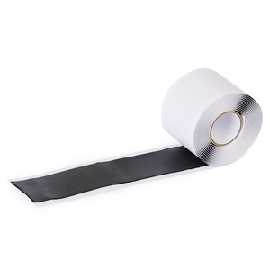 Electrical Tape Double Sided 1.65mm Thick Silicone Adhesive Black For Insulation And Corrosion Protection High Voltage Cable - Product Image 4
