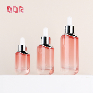 Botella de vidrio de 15ml, 30ml, 50ml para loción corporal, base de maquillaje, botella rosa con cuentagotas, botellas de viaje a prueba de fugas - Product Image 1
