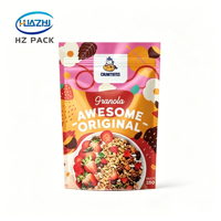 Sachet Doypack Antistatique et Anti-humidité avec Fermeture Zip pour Sushi, Flocons d'Avoine, Lait en Poudre, Matcha, Chewing-gum et Aliments pour Animaux