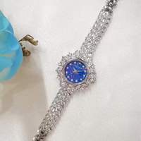 Montre à quartz vintage pour femmes, style décontracté et professionnel, couleur diamant, montre rétro de luxe unique
