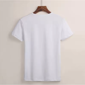 เสื้อยืดคอกลมแขนสั้นผ้าโมดอลแบบยูนิเซ็กซ์สำหรับผู้ชาย ขายส่ง ปรับแต่งได้ พร้อมโลโก้ที่กำหนดเองได้ - Product Image 1