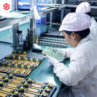 Proyecto de PCB Shenzhen ROHS, Placa de Circuito Impreso Electrónica Personalizada de 1.2mm de Espesor, Electrodomésticos/LED/Placa Base PCBA SANHEX
