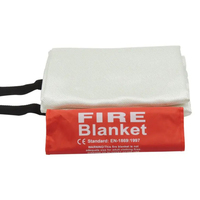 Couverture anti-feu professionnelle pour soudage 1,2x1,8m, tapis en fibre de verre tissé sergé résistant aux hautes températures, découpe pour étincelles industrielles