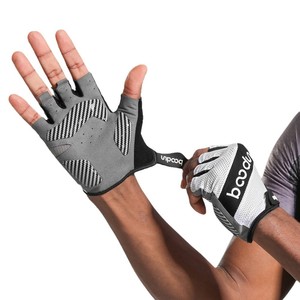 Bicycle Gloves <b>Half</b> Finger Breathable Non <b>Slip</b> Reflective For Cycling Adult Unisex - Product Image 3