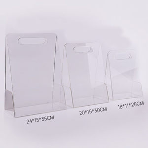 <span class=keywords><strong>Acrylic</strong></span> tam giác cầm tay Hộp Hoa Hộp quà tặng trong suốt ngày Valentine món quà sinh nhật Hoa đồng hành Hộp quà tặng - Product Image 1