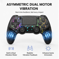 Manette de jeu sans fil YZC-035 BT pour PS5, 1000 mAh, Joystick P5, Audio, Double Vibration, Capteur de Mouvement 6 Axes