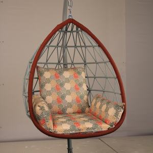 Moderne design hangstoel voor buiten met mat, balkon hangstoel, hangstoel van rotan/wicker voor baby's, volwassenen en slaapkamer. - Product Image 3