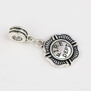 Yiwu Huilin-colgante de plata antigua de la Fuerza Aérea, protector de la costa del ejército de San Cristóbal, cuentas flotantes de EE. UU., IMG 2438 - Product Image 3