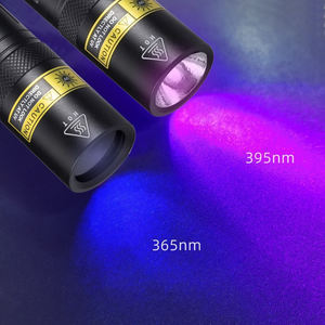 Linterna LED de alta potencia UV de 365/395nm, esmalte de uñas para curar manchas de perro y gato, marcador Invisible de fugas de tinea, luz de escorpión de dinero de mineral - Product Image 2