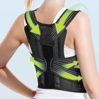 Ceinture de soutien lombaire ajustable pour adultes, correcteur de posture à compression, fournie directement par l'usine