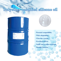 Huile de silicone modifiée au polyéther, conditionnement personnalisable, formation de film lisse, stabilité exceptionnelle, excellente capacité de humidification/nivellement