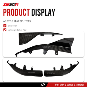 Ailerons arrière en fibre de carbone sèche style AD pour <span class=keywords><strong>BMW</strong></span> Série 2 G42 M240i 220i Coupé Gauche Droit 2021+ - Product Image 3