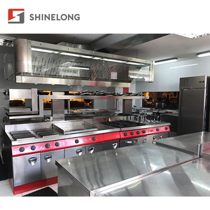 Equipo de Cocina Comercial Todo en Uno Shinelong, Máquina para Asar, Refrigerador Vertical, Restaurante África AF-01, Equipo de Cocina Comercial - Product Image 1