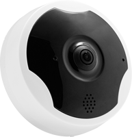 Caméra IP POE panoramique à 360 degrés 4K 8MP avec vision fisheye, audio bidirectionnel et emplacement pour carte SD, prise en charge de la détection faciale