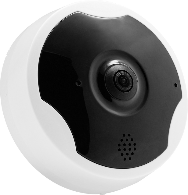 4K 8MP 360degree Panoramic View Fisheye POE IP Camera with Two Way Audio and SD Card Slot , Support Face Detection