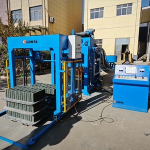 Lonta <span class=keywords><strong>QT4</strong></span>-<span class=keywords><strong>18</strong></span> đầy đủ tự động thủy lực Khóa liên động rỗng rắn paver khuôn xi măng bê tông gạch khối Máy làm brique - Product Image 3