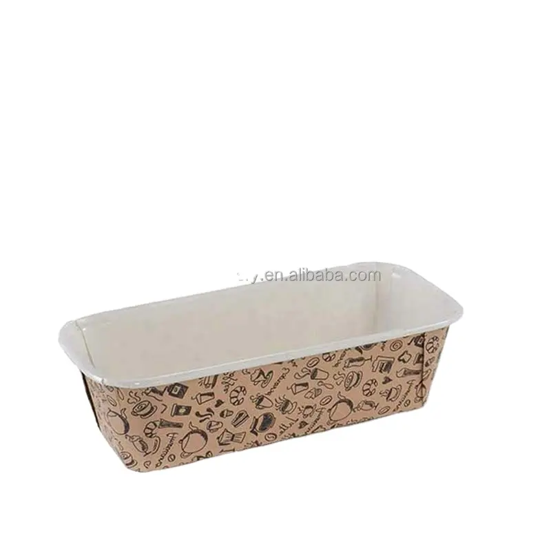 Bakery Use Disposable Large Paper Muffin Cupcake Square Cake Bake Tray